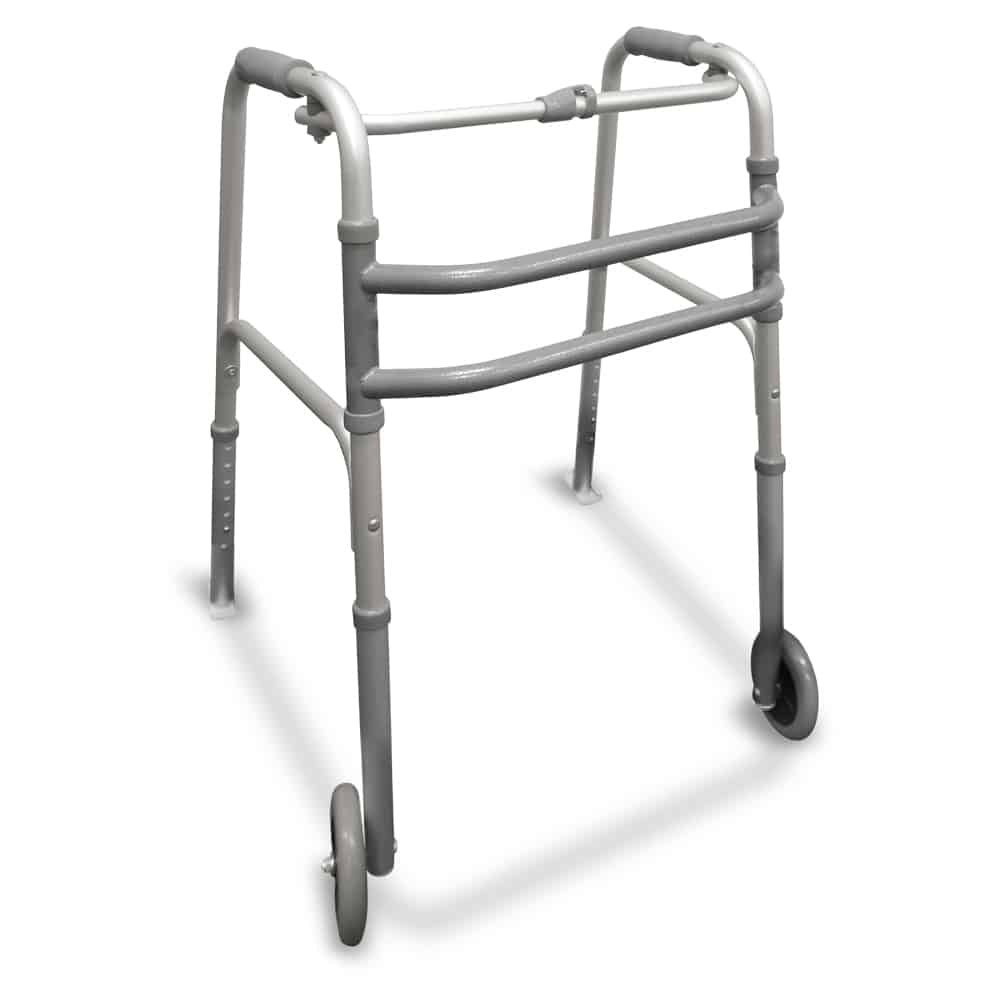 BetterLiving Walking Frame with Wheels and Skis Patient Handling