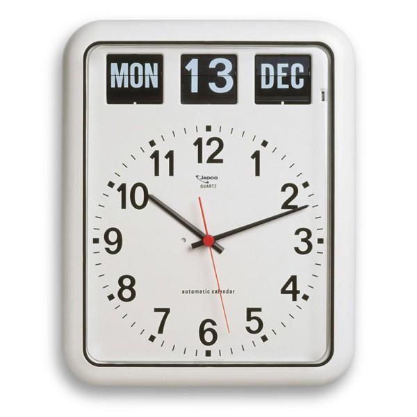 Jadco Wall Clock with Calendar Patient Handling