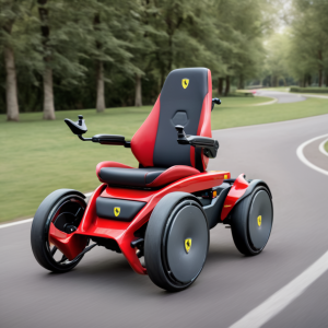 If Electric Wheelchairs were made by Car Brands-Ferrari