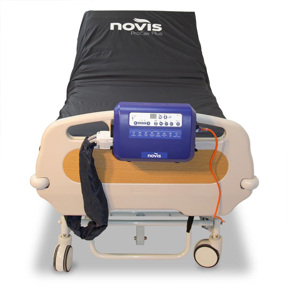The Novis ProCair Plus Alternating Pressure Mattress is for patients at very high risk of