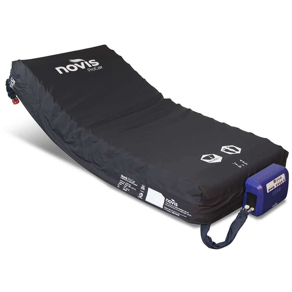 The Novis ProCair Alternating Pressure Mattress is for patients at very high risk of pressure