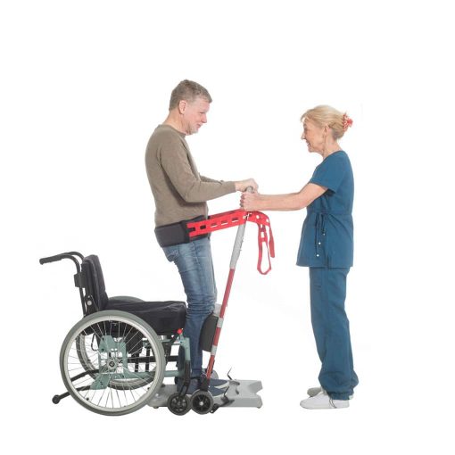 The Molift Raiser Pro Belt supports the carer’s work when assisting the ...