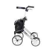 Trust Care Rollator Black - Side Angle