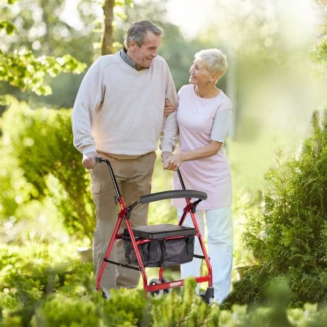 Better Living Lightweight Indoor/Outdoor Wheeled Walker - Patient Handling