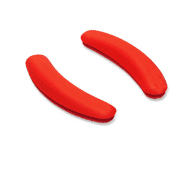 9726 - Ornamin Non Slip Handles, Red, Pair